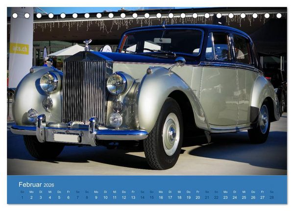 Produktbild: Rolls Royce Revival (Tischkalender 2026 DIN A5 quer), CALVENDO Monatskalender