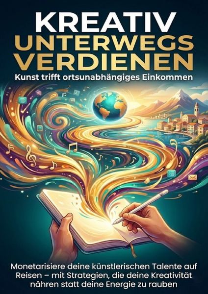 Produktbild: Kreativ unterwegs verdienen: Kunst trifft ortsunabh&auml;ngiges Einkommen