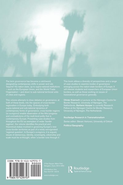 Produktbild: Cross-Border Governance in the European Union