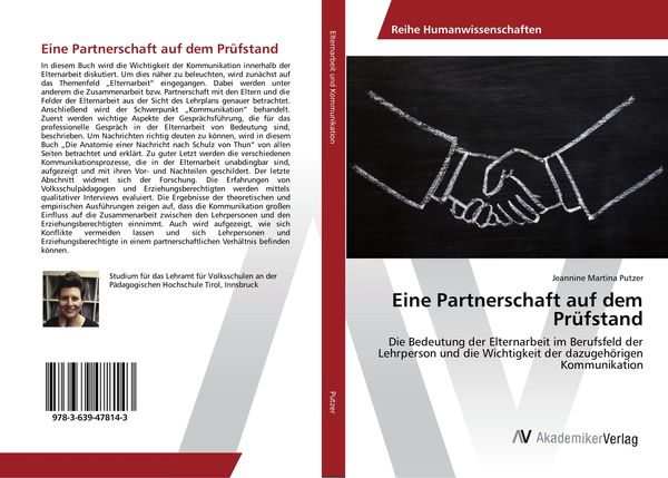 Eine Partnerschaft auf dem Prüfstand, Taschenbuch von Jeannine Martina Putzer, AV Akademikerverlag, 9783639478143