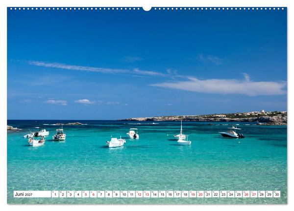 Produktbild: Momente einer Reise - Ibiza und Formentera (hochwertiger Premium Wandkalender 2027 DIN A2 quer), Kunstdruck in Hochglanz
