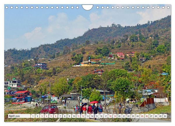 Produktbild: POKHARA und SARANGKOT (Wandkalender 2026 DIN A4 quer), CALVENDO Monatskalender