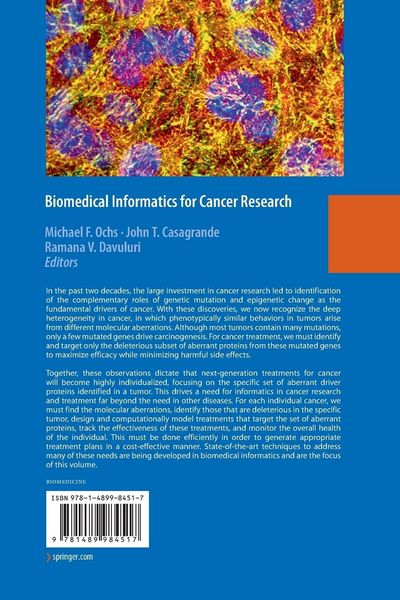 Produktbild: Biomedical Informatics for Cancer Research