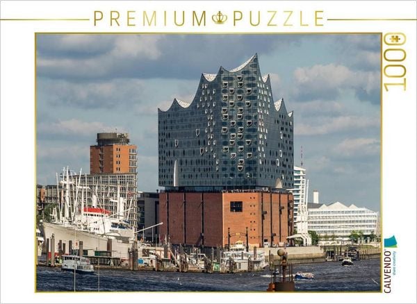 CALVENDO Puzzle Elbphilharmonie Hamburg | 1000 Teile Lege-Größe 64 × 48 cm Foto-Puzzle für glückliche Stunden