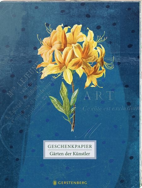 Produktbild: Die G&auml;rten der K&uuml;nstler Geschenkpapier-Heft Motiv Orchidee