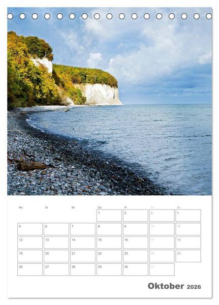 Produktbild: Typisch R&uuml;gen / Planer (Tischkalender 2026 DIN A5 hoch), CALVENDO Monatskalender