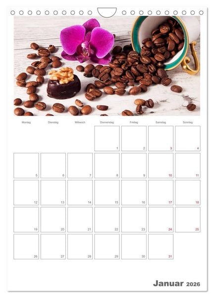 Produktbild: Kulinarische Kompositionen - Terminplaner (Wandkalender 2026 DIN A4 hoch), CALVENDO Monatskalender