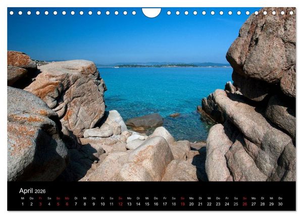 Produktbild: Sardinien Costa Smeralda und der Norden (Wandkalender 2026 DIN A4 quer), CALVENDO Monatskalender