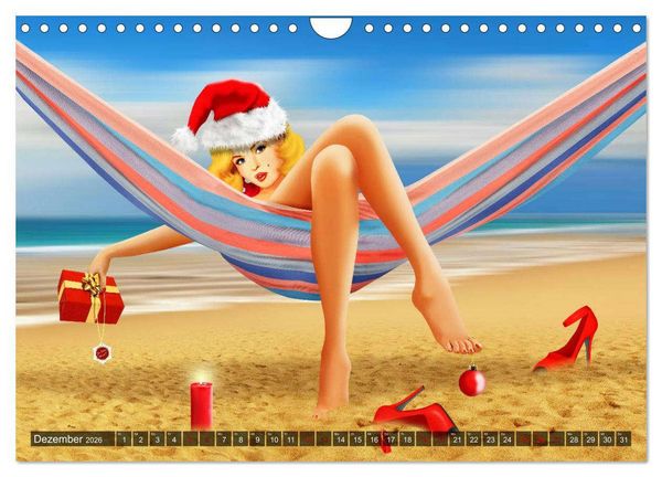 Produktbild: Pin-Up Girls im Retro Style by Mausopardia (Wandkalender 2026 DIN A4 quer), CALVENDO Monatskalender
