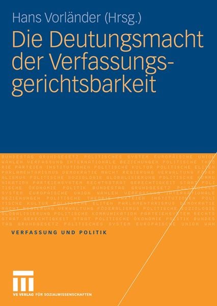 Produktbild: Die Deutungsmacht der Verfassungsgerichtsbarkeit