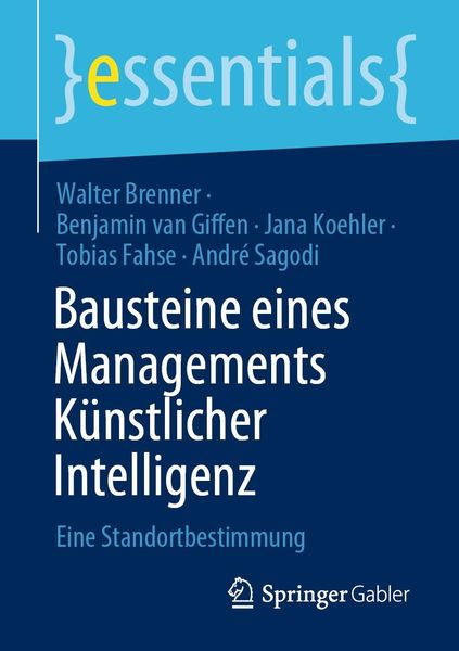 Produktbild: Bausteine eines Managements K&uuml;nstlicher Intelligenz