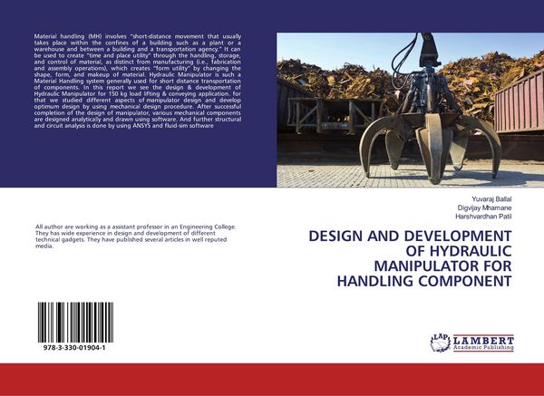Produktbild: DESIGN AND DEVELOPMENT OF HYDRAULIC MANIPULATOR FOR HANDLING COMPONENT