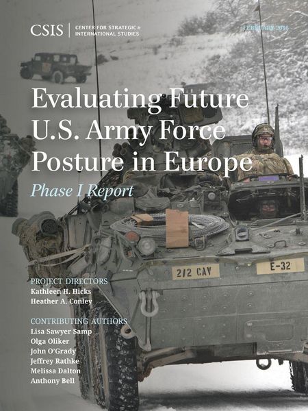 Produktbild: Evaluating Future U.S. Army Force Posture in Europe
