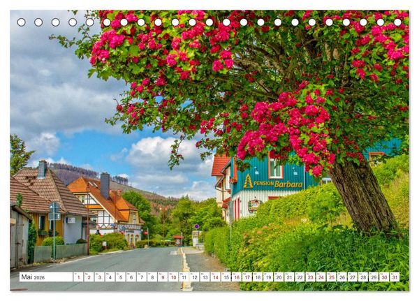 Produktbild: Schierke am Brocken - Die sch&ouml;nste Ortschaft unterhalb des Brockengipfels (Tischkalender 2026 DIN A5 quer), CALVENDO Monatskalender
