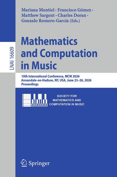 Produktbild: Mathematics and Computation in Music