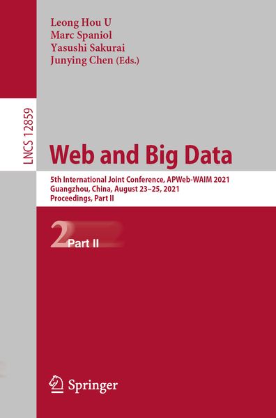 Produktbild: Web and Big Data