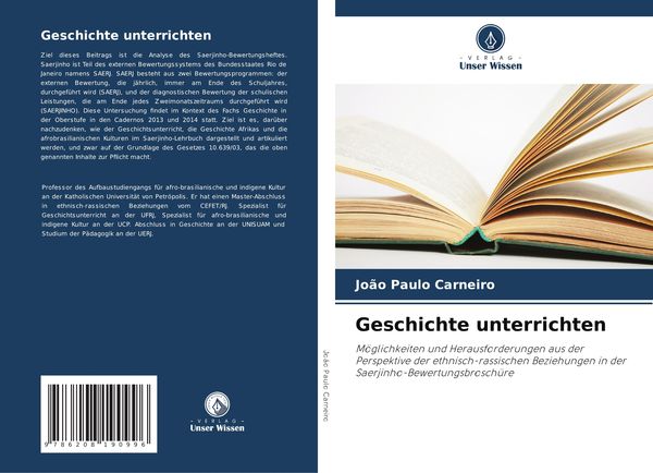 Geschichte unterrichten, Taschenbuch von João Paulo Carneiro, Verlag Unser Wissen, 9786208190996
