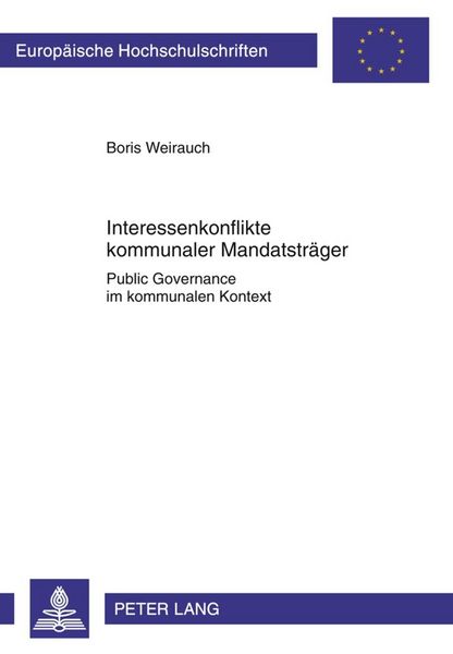 Produktbild: Interessenkonflikte kommunaler Mandatstr&auml;ger