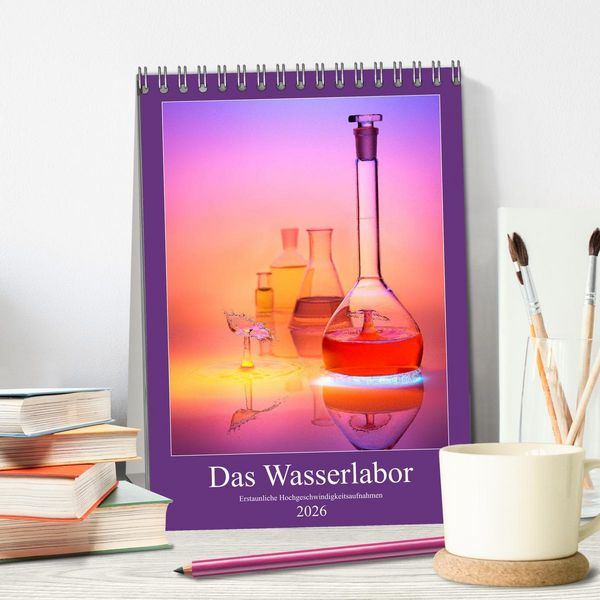 Produktbild: Das Wasserlabor (Tischkalender 2026 DIN A5 hoch), CALVENDO Monatskalender