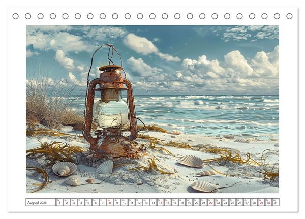 Produktbild: Strandgut (Tischkalender 2026 DIN A5 quer), CALVENDO Monatskalender