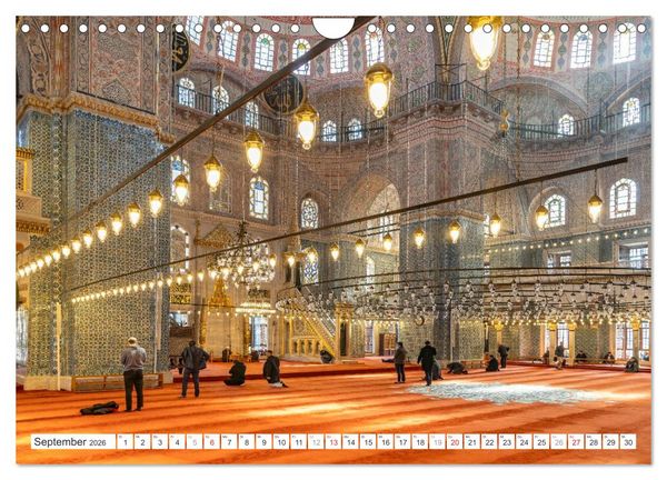Produktbild: Istanbul - Faszination Moschee (Wandkalender 2026 DIN A4 quer), CALVENDO Monatskalender