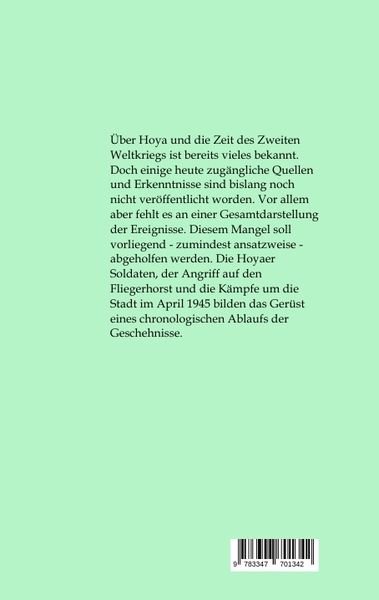 Produktbild: Hoya und der Zweite Weltkrieg