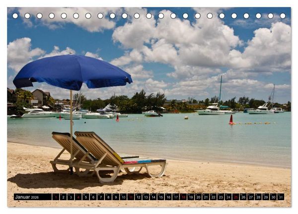 Produktbild: Mauritius - Trauminsel im Indischen Ozean (Tischkalender 2026 DIN A5 quer), CALVENDO Monatskalender