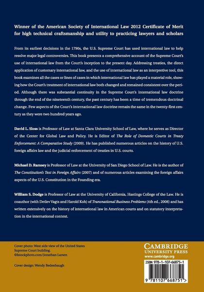 Produktbild: International Law in the U.S. Supreme Court