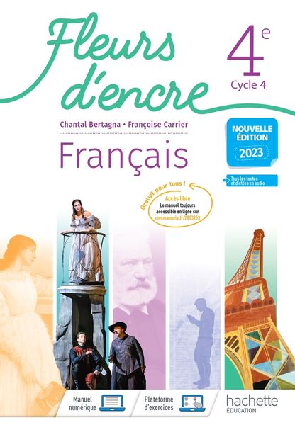Produktbild: Francais 4e, Cycle 4, Livre de l'&eacute;l&egrave;ve