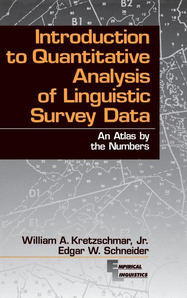 Produktbild: Introduction to Quantitative Analysis of Linguistic Survey Data