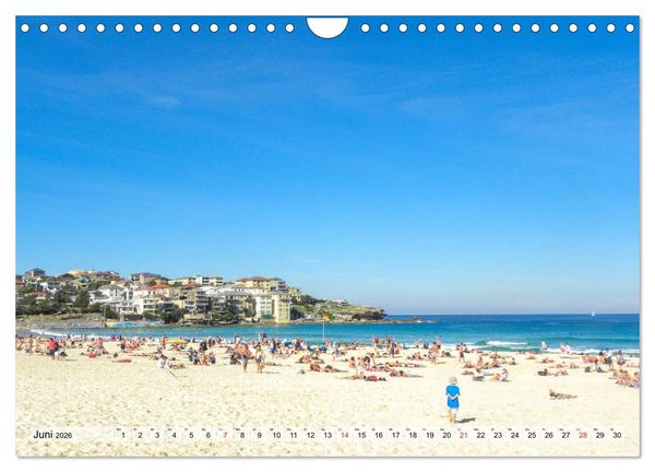 Produktbild: Australien - Australische Str&auml;nde (Wandkalender 2026 DIN A4 quer), CALVENDO Monatskalender