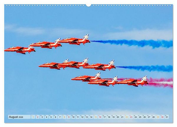 Produktbild: Flugschau - frei sein (hochwertiger Premium Wandkalender 2026 DIN A2 quer), Kunstdruck in Hochglanz