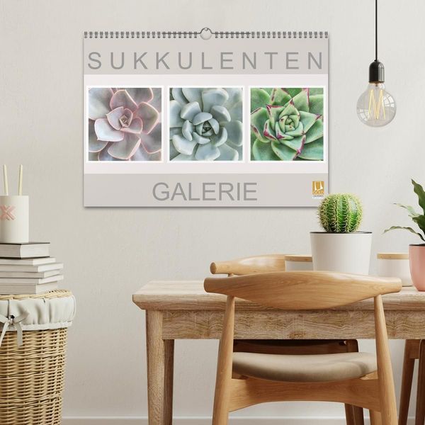 Produktbild: Sukkulenten Galerie (Wandkalender 2027 DIN A3 quer), CALVENDO Monatskalender