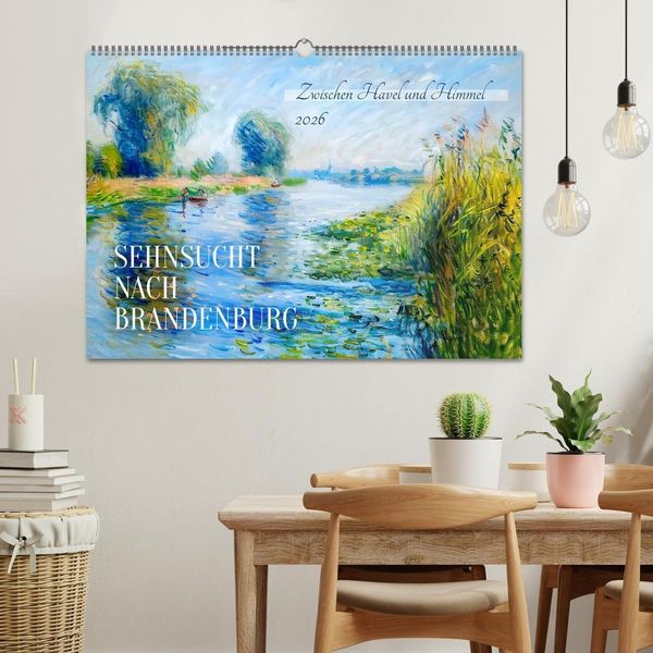 Produktbild: Sehnsucht nach Brandenburg - Zwischen Havel und Himmel (Wandkalender 2026 DIN A2 quer), CALVENDO Monatskalender