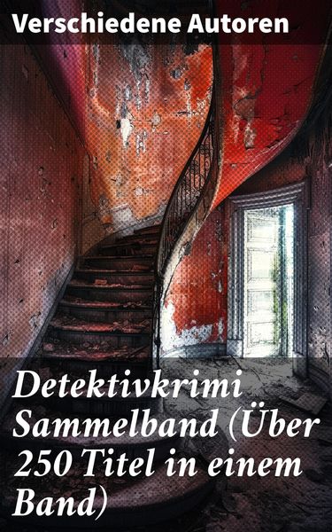 Produktbild: Detektivkrimi Sammelband (&Uuml;ber 250 Titel in einem Band)