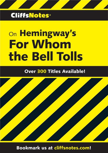 Produktbild: CliffsNotes on Hemingway's For Whom the Bell Tolls