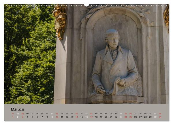 Produktbild: Gro&szlig;er Tiergarten Berlin - Von Dichtern und Komponisten (Wandkalender 2026 DIN A2 quer), CALVENDO Monatskalender