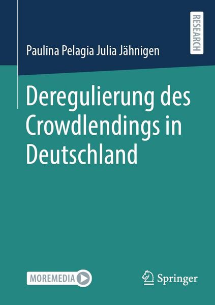 Produktbild: Deregulierung des Crowdlendings in Deutschland