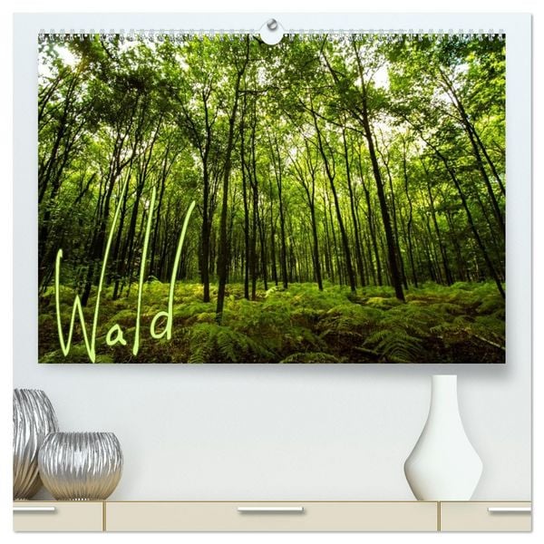 Wald (hochwertiger Premium Wandkalender 2026 DIN A2 quer), Kunstdruck in Hochglanz