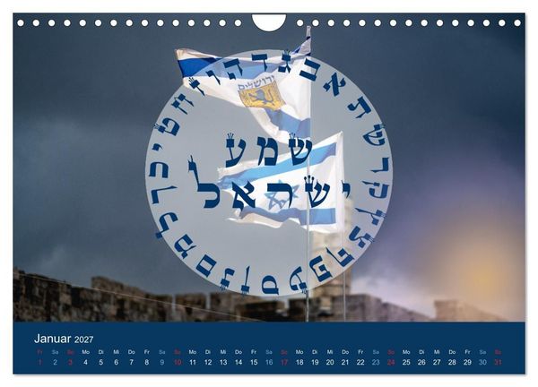 Produktbild: Geliebtes Jerusalem (Wandkalender 2027 DIN A4 quer), CALVENDO Monatskalender