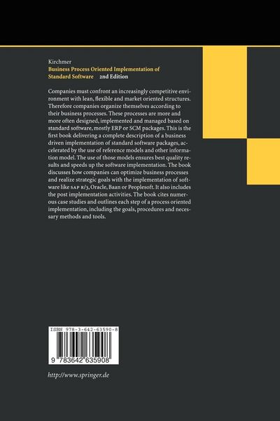 Produktbild: Business Process Oriented Implementation of Standard Software