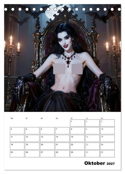 Produktbild: Mystische Engel (Tischkalender 2027 DIN A5 hoch), CALVENDO Monatskalender
