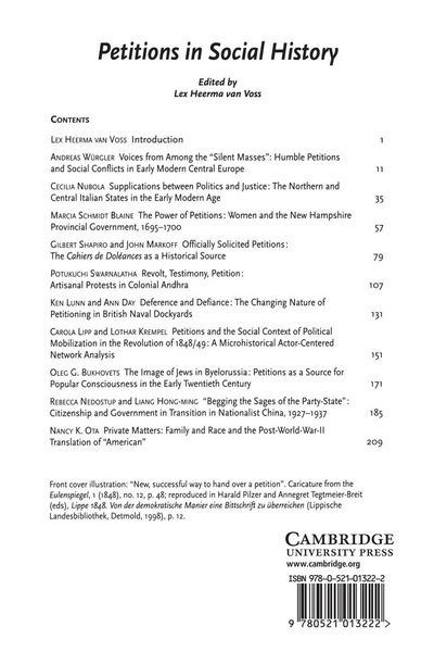 Produktbild: Petitions in Social History