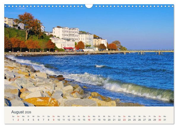 Produktbild: Sassnitz und die Kreidek&uuml;ste - Herbstimpressionen vom Hochuferweg Jasmund (Wandkalender 2026 DIN A3 quer), CALVENDO Monatskalender