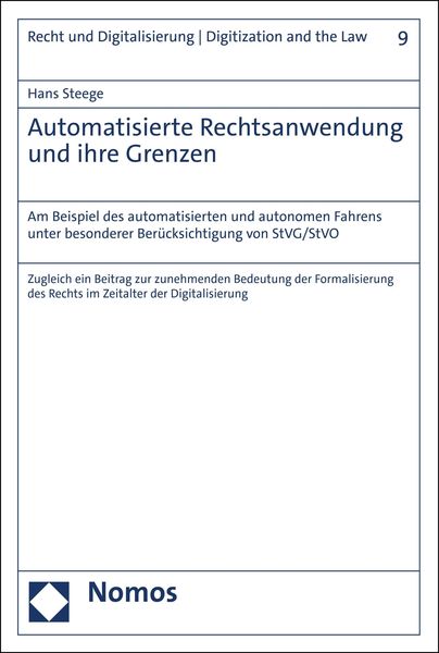 Produktbild: Automatisierte Rechtsanwendung und ihre Grenzen