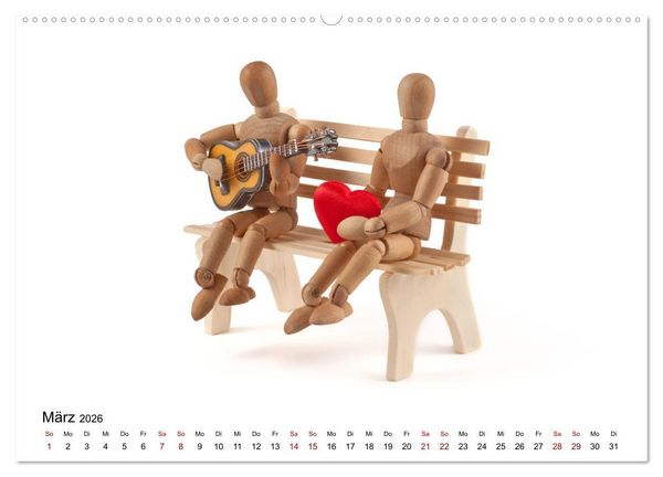 Produktbild: Und immer wieder mit Liebe (Wandkalender 2026 DIN A2 quer), CALVENDO Monatskalender