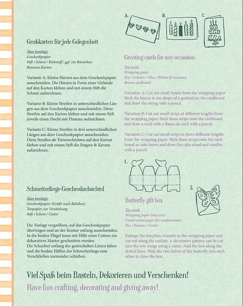 Produktbild: Geschenkpapier-Buch: Sch&ouml;ner Schenken - GartenLiebe (Bastin)