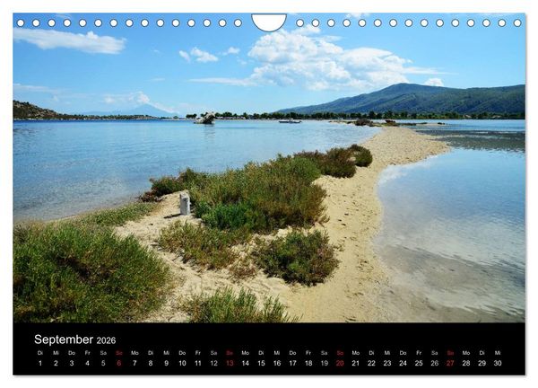 Produktbild: Chalkidiki: Kassandra, Sithonia, Athos (Wandkalender 2026 DIN A4 quer), CALVENDO Monatskalender