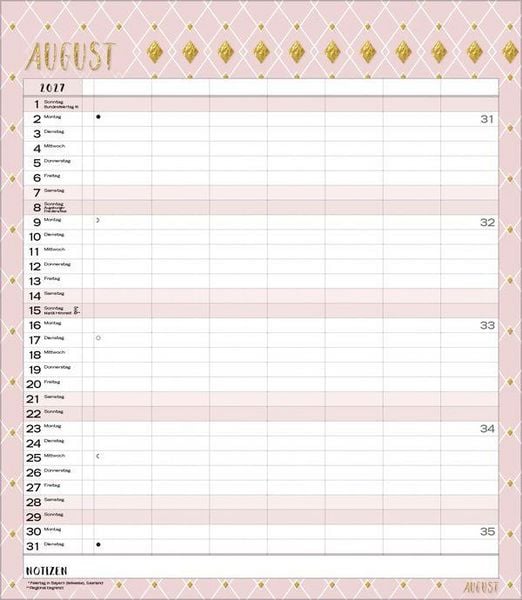 Produktbild: Multiplaner - Time for glamour 2027