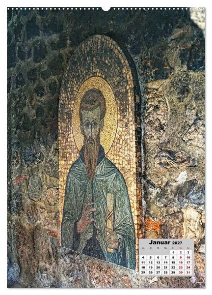 Produktbild: Orthodoxe Kirchen in Nordmazedonien (Wandkalender 2027 DIN A2 hoch), CALVENDO Monatskalender